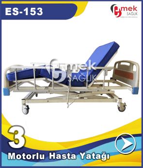 ES-153 model 3 Motorlu Hasta Yatağı