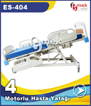 ES-404 model 4 motorlu hasta yatağı