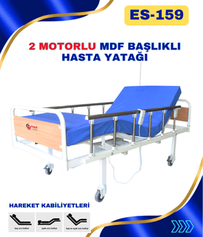 2 Motorlu Hasta Yatağı: Emek Sağlık ES-159